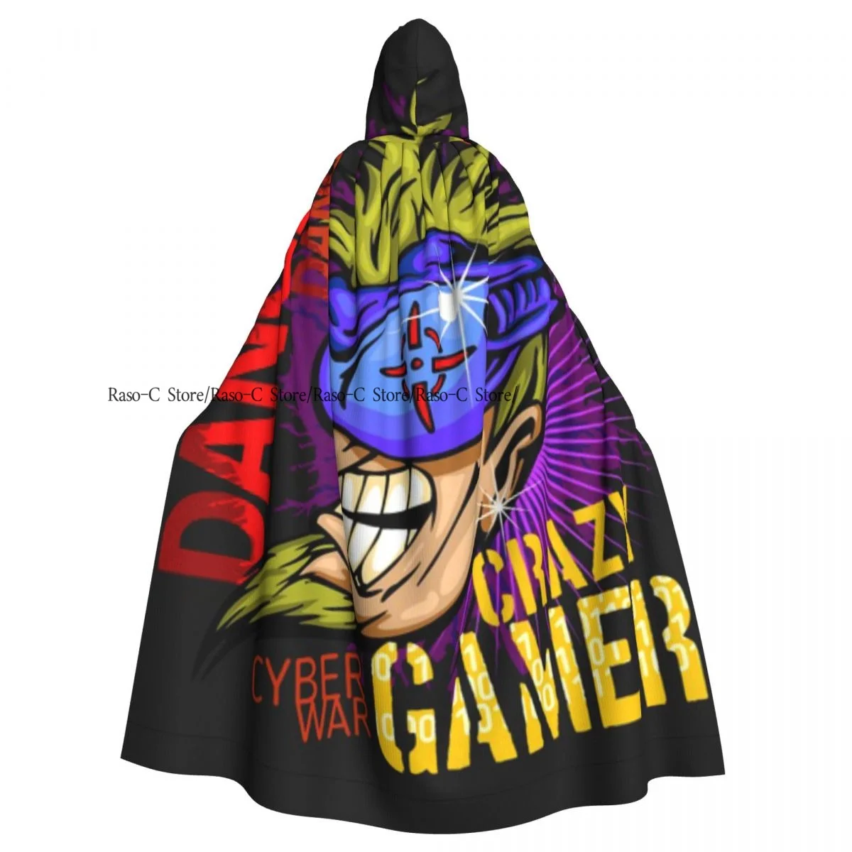 Фон с капюшоном Crazy Gamer слова с контроллером средневековый костюм ведьма Wicca Elf вампира Purim Carnival плащ для взрослых
Фон с капюшоном Crazy Gamer слова с контроллером средневековый костюм ведьма Wicca Elf вампира Purim Carnival плащ для взрослых
