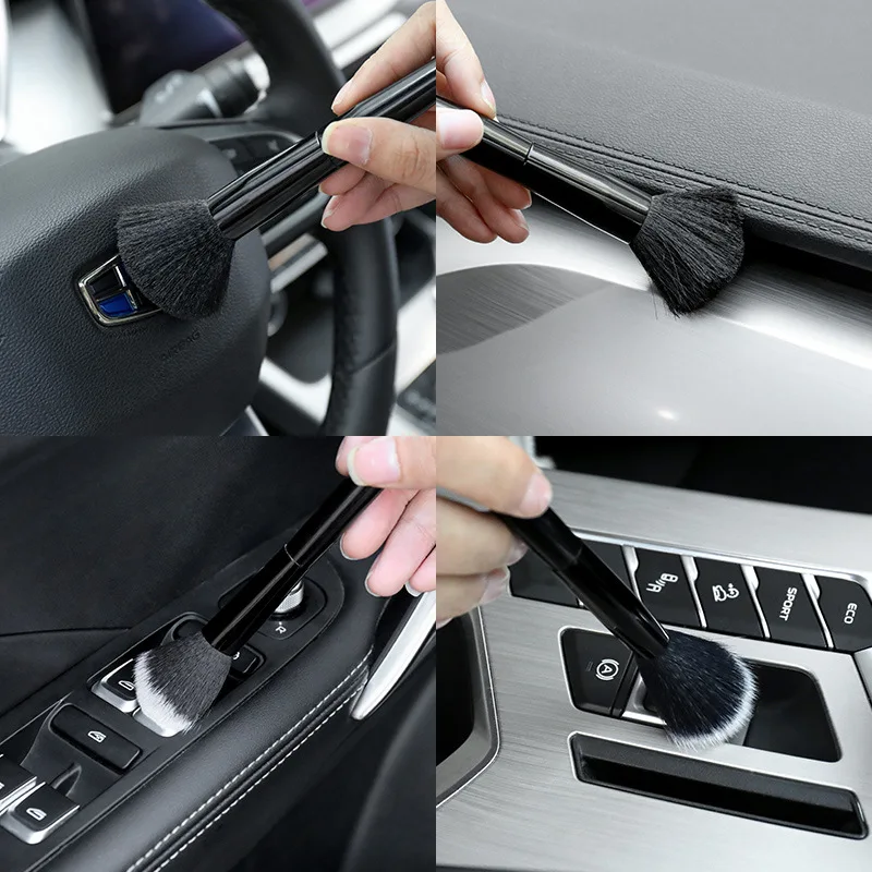 

2pcs Car Detailing Brush Set Car Cleaning Brushes for Car Wheel Air Outlet Vents Car Detail Brush Auto Car Cleaning Kit Tools