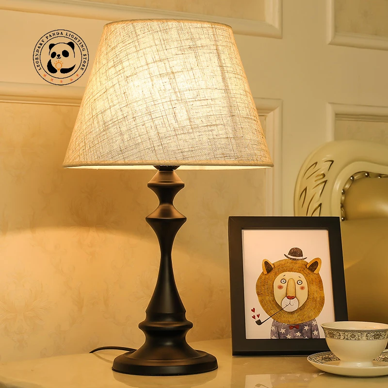 Nordic Retro Simplicity Table Lamps LED Black/white Cloth Lampshade Bedroom Office Living Room Restaurant Decoration Lighting
Nordic Retro Simplicity Table Lamps LED Black/white Cloth Lampshade Bedroom Office Living Room Restaurant Decoration Lighting