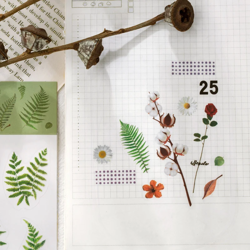 30Packs Wholesale PET Paper Stickers Plant leaf flower Material Pack account Handbook decorative seal Scrapbook DIY Stationery
30Packs Wholesale PET Paper Stickers Plant leaf flower Material Pack account Handbook decorative seal Scrapbook DIY Stationery