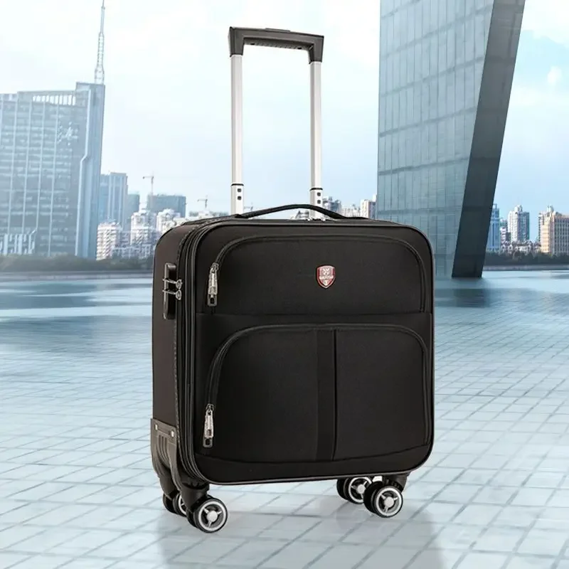 Roller Trolley Case Business Oxford Buden Case Men's Women's 16 18 19 Inch Luggage Light Travel Mini Leather Case Carry-Ons
Roller Trolley Case Business Oxford Buden Case Men's Women's 16 18 19 Inch Luggage Light Travel Mini Leather Case Carry-Ons