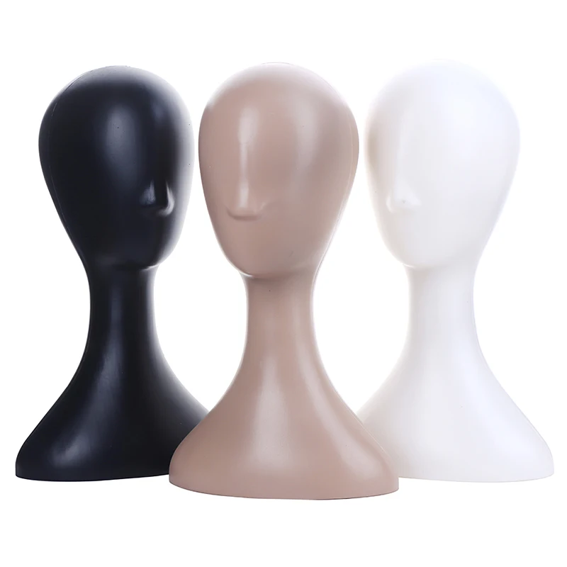 

1PCS Professional Female Plastic Abstract Mannequin Manikin Head Model Wig Hat Hair Display Stand Holder Practicing Model