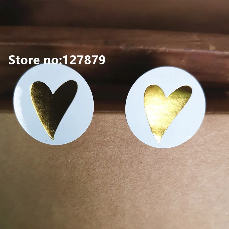 Heart Sealing Stickers Gold Foil Party Gift Paper Packing Sticker Cake Baking DIY Handmade Label 160pcs 2.5cm
Heart Sealing Stickers Gold Foil Party Gift Paper Packing Sticker Cake Baking DIY Handmade Label 160pcs 2.5cm