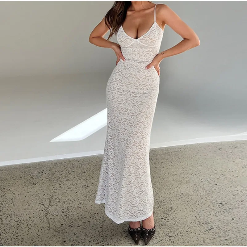 Women's Fashion Strap Sexy Lace Low Cut Slim Fit Wrap Hip Dress Temperament Commuting INS Woman Elegant High Waist Party Dresses
Women's Fashion Strap Sexy Lace Low Cut Slim Fit Wrap Hip Dress Temperament Commuting INS Woman Elegant High Waist Party Dresses