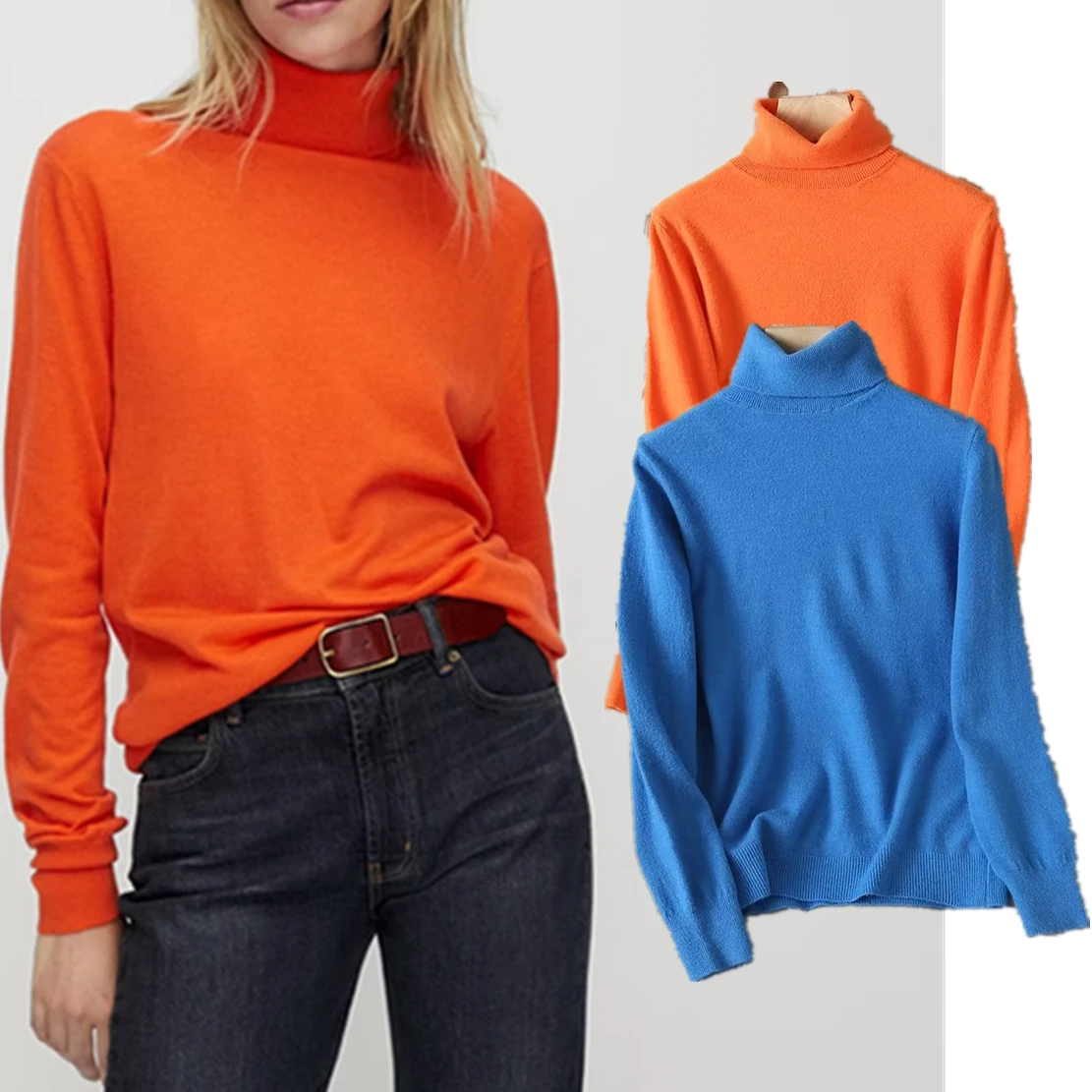 Maxdutti Turtleneck 15% Wool Sweaters Women Pullovers Fashion Office Lady Simple Solid Sweaters
Maxdutti Turtleneck 15% Wool Sweaters Women Pullovers Fashion Office Lady Simple Solid Sweaters