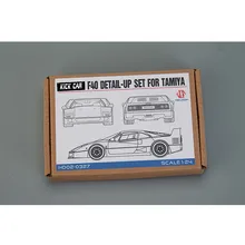 Hobby Design HD02-0327 1/24 F F40 Detail-up Set Metal Model Car Modifications Hand Made Model Set For Tamiya(PE+Resin)
Hobby Design HD02-0327 1/24 F F40 Detail-up Set Metal Model Car Modifications Hand Made Model Set For Tamiya(PE+Resin)