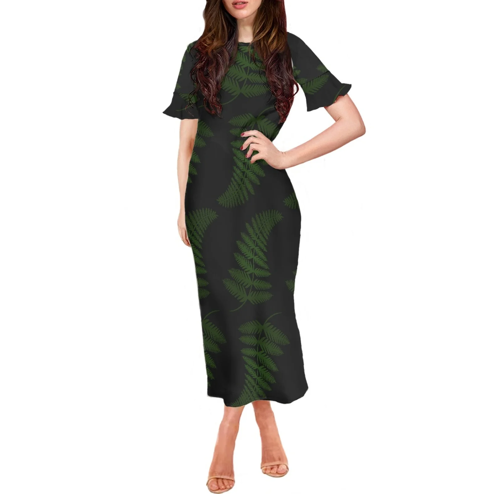 Polynesia Traditional Tribe Fashion Sexy Elegance Women's Dress Summer New Style Palm Leaf Print Dress Short Sleeve Party Dress
Polynesia Traditional Tribe Fashion Sexy Elegance Women's Dress Summer New Style Palm Leaf Print Dress Short Sleeve Party Dress