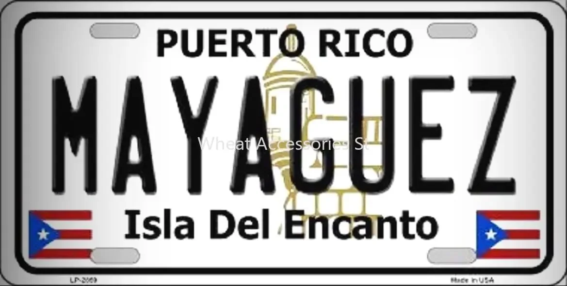 Mayaguez Puerto RICO Novelty State Background Metal Plate for Home/Man Cave Decor by PrettyMerchant 1
Mayaguez Puerto RICO Novelty State Background Metal Plate for Home/Man Cave Decor by PrettyMerchant 1