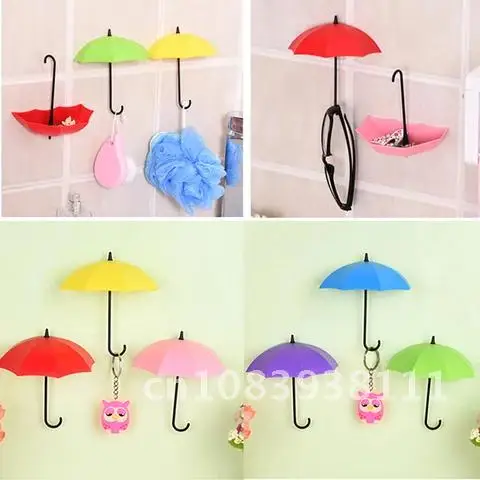 Lot 3Pcs Umbrella Shaped Wall Hooks Creative Key Hanger Hook Cute Sticky Holder Decor Hook Kitchen Bathroom Bedroom Accessories
Lot 3Pcs Umbrella Shaped Wall Hooks Creative Key Hanger Hook Cute Sticky Holder Decor Hook Kitchen Bathroom Bedroom Accessories