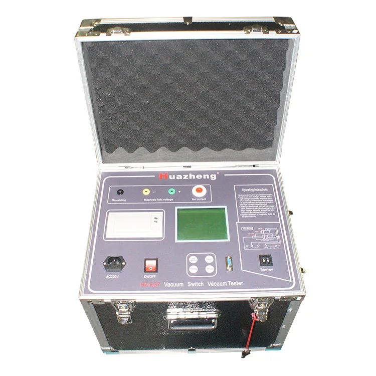 Huazheng Electric JB8738-1998 Vacuum Switch Tube Vacuum Degree Tester HZ-KG7 vacuum tester
Huazheng Electric JB8738-1998 Vacuum Switch Tube Vacuum Degree Tester HZ-KG7 vacuum tester