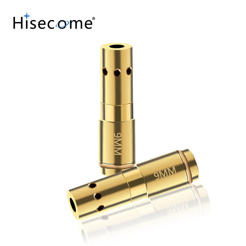 

Tactical Laser Bore Sight 9mm Red Brass Bullet for Aiming Shooting Calibration Adjustment Pistol Airsoft Handgun Gun Acessories