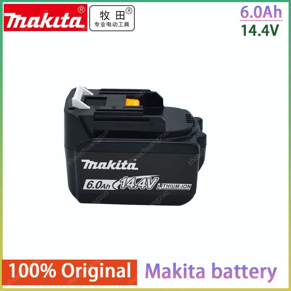 Original Makita 6000mAh 14.4V Rechargeable Li-ion Battery For Makita 14V Power Tools 6.0Ah Batteries BL1460 BL1430 1415 194066-1
Original Makita 6000mAh 14.4V Rechargeable Li-ion Battery For Makita 14V Power Tools 6.0Ah Batteries BL1460 BL1430 1415 194066-1