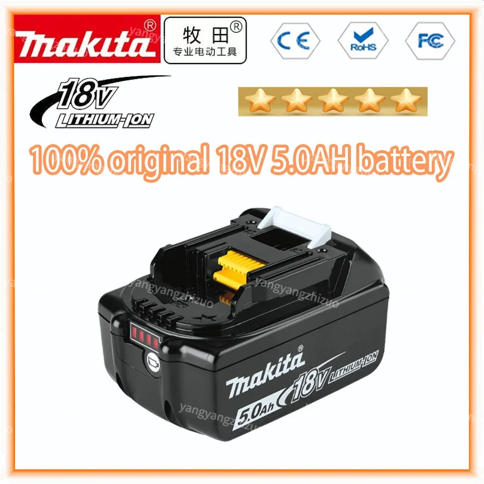 Makita Original Lithium ion Rechargeable Battery 18V 5000mAh 18v drill Replacement Batteries BL1860 BL1830 BL1850 BL1860B
Makita Original Lithium ion Rechargeable Battery 18V 5000mAh 18v drill Replacement Batteries BL1860 BL1830 BL1850 BL1860B