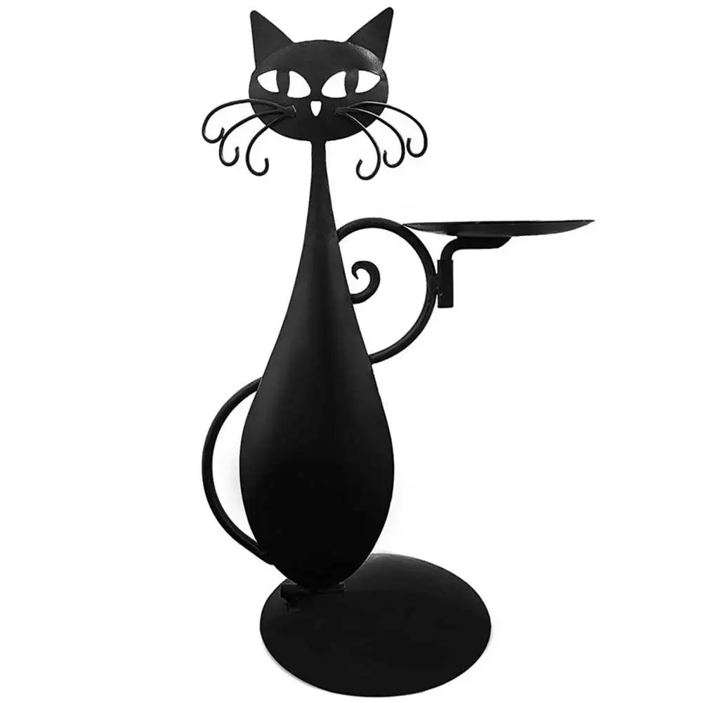 Unique Black Cat Candle Holder Elegant Candlestick Design Perfect for Home and Event Decor Thoughtful Gift for Loved Ones
Unique Black Cat Candle Holder Elegant Candlestick Design Perfect for Home and Event Decor Thoughtful Gift for Loved Ones