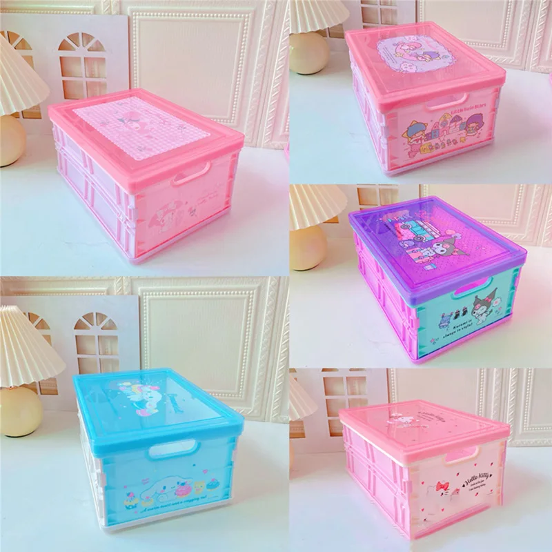 Sanrioed Hello Kitty Cinnamoroll Kuromi Melody Little Twin Stars Storage Box Cartoon High Capacity Portable Foldable Dust-proof
Sanrioed Hello Kitty Cinnamoroll Kuromi Melody Little Twin Stars Storage Box Cartoon High Capacity Portable Foldable Dust-proof