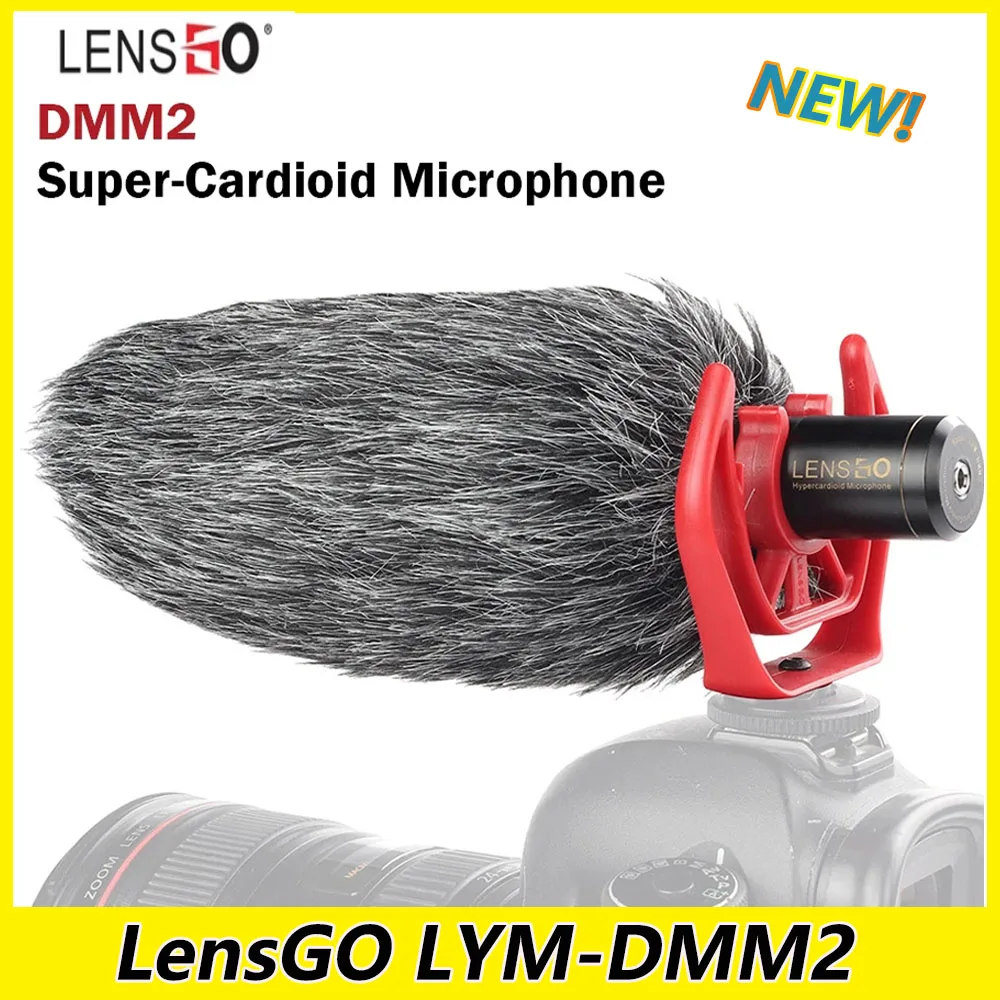 LensGO LYM-DMM2 Wired Microphone 5m Super-cardiod Video Recording Mic for Camera,Smartphones,DSLR,Consumer Camcorder Microfone
LensGO LYM-DMM2 Wired Microphone 5m Super-cardiod Video Recording Mic for Camera,Smartphones,DSLR,Consumer Camcorder Microfone