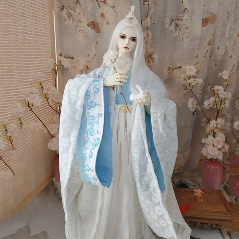 

1/4 1/3 Scale Ancient Costume BJD Hanfu Robe Warrior Outfit For MSD SD13 SSDF ID75 Strong Uncle Doll Clothes Accessories A1823
