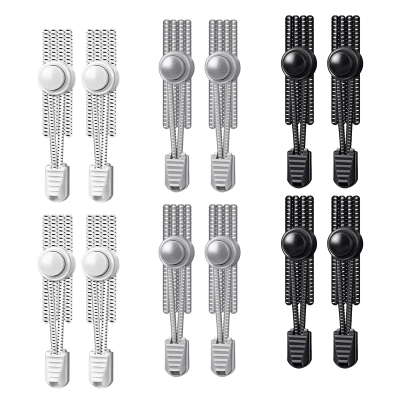 6 Pairs Elastic Shoe Laces For Adults & Kids No Tie Shoe Laces Lock Shoe Laces Tieless For Sneakers
6 Pairs Elastic Shoe Laces For Adults & Kids No Tie Shoe Laces Lock Shoe Laces Tieless For Sneakers