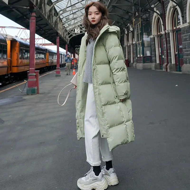 2023 Winter Hooded Long Jackets Women Thick Down Cotton Padded Coat Female Fashion Casual Loose Oversize Warm Parkas A21
2023 Winter Hooded Long Jackets Women Thick Down Cotton Padded Coat Female Fashion Casual Loose Oversize Warm Parkas A21