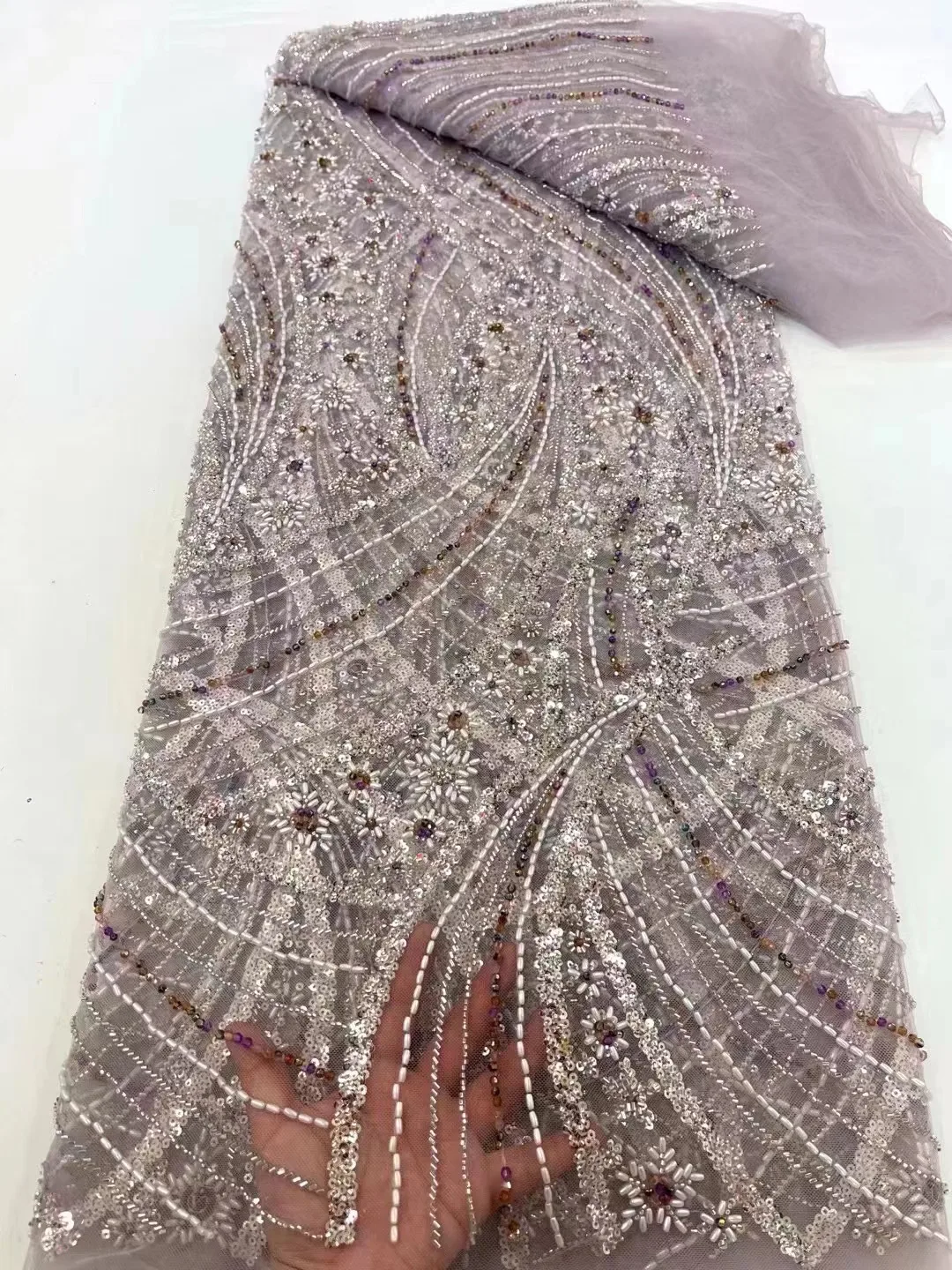 African Net Lace Groom Fabric 2024 High Quality Lace Embroidery French Tulle Lace Fabric Nigerian Lace Fabric For Wedding Dress
African Net Lace Groom Fabric 2024 High Quality Lace Embroidery French Tulle Lace Fabric Nigerian Lace Fabric For Wedding Dress