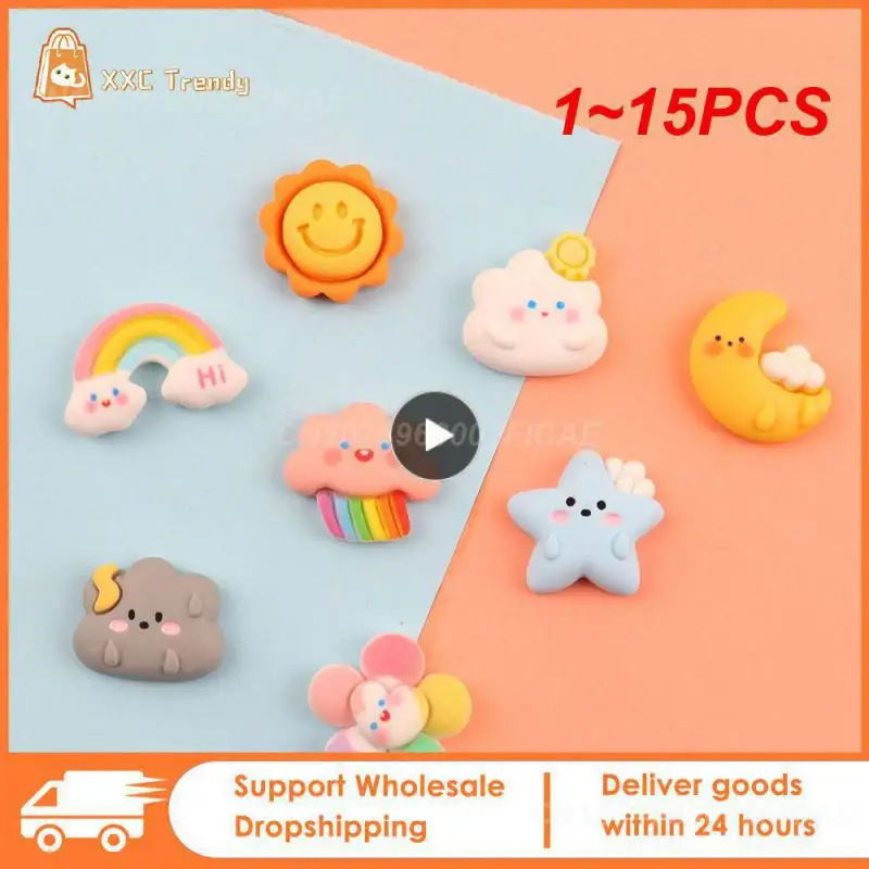 1~15PCS Cute Weather Croc Charms Decorations for Shoes Decoration Pins for Croc Accessories Croc Jeans Ornament Wholesale Bulk
1~15PCS Cute Weather Croc Charms Decorations for Shoes Decoration Pins for Croc Accessories Croc Jeans Ornament Wholesale Bulk