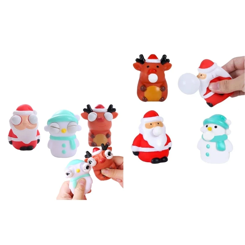 

N80C Soft Eye Closing Design Stress Reliever Toy, Suitable for All Ages, Perfect for Christmas