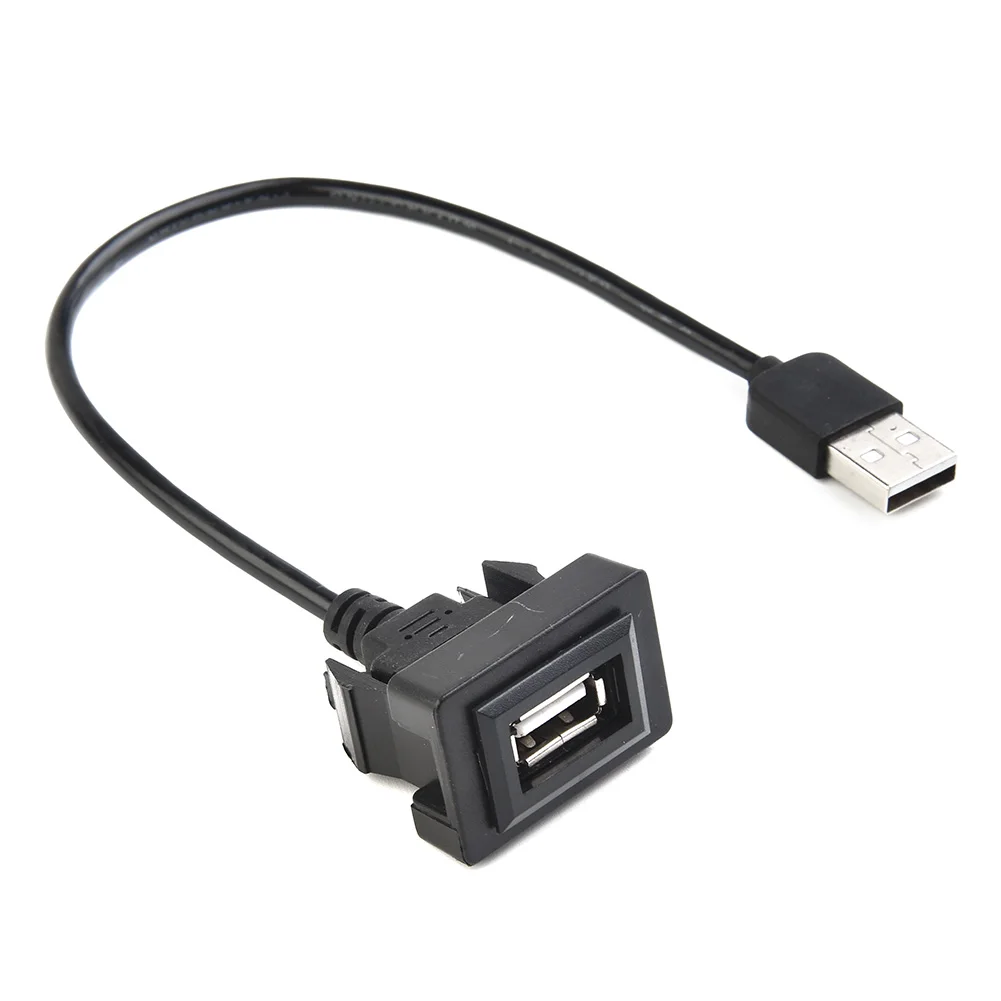 Part Extension Cable USB Port Socket Black Car Center Console Cord Male To Female YJ-02 2.0 Adapter For Toyota
Part Extension Cable USB Port Socket Black Car Center Console Cord Male To Female YJ-02 2.0 Adapter For Toyota