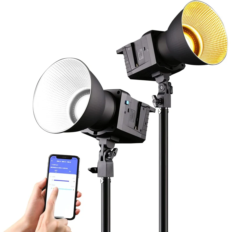 Sutefoto P100 Bi 2800K-10000K 100W Bi-Color Continuous Photography Studio Light with Natural Soft Light Effect
Sutefoto P100 Bi 2800K-10000K 100W Bi-Color Continuous Photography Studio Light with Natural Soft Light Effect