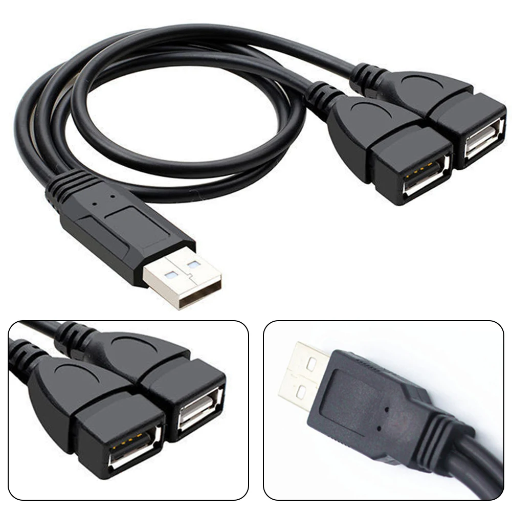 

Splitter Cable Premium USB 20 A Male To 2 Dual USB Male Y Splitter Hub Power Cord Adapter Cable Quick Installation