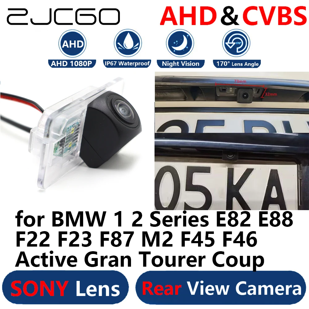 AHD 1080P Parking Backup Reverse Reversing Rear view Camera for BMW 1 2 Series E82 E88 F22 F23 F87 M2 F45 F46 Active Gran Tourer 
AHD 1080P Parking Backup Reverse Reversing Rear view Camera for BMW 1 2 Series E82 E88 F22 F23 F87 M2 F45 F46 Active Gran Tourer