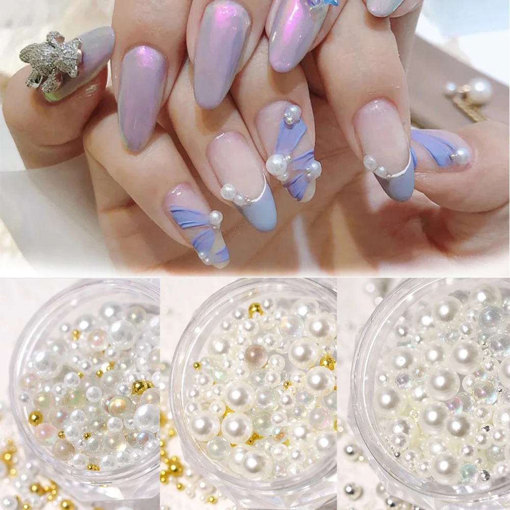Micro Glass Balls Mixed Size Caviar Beads Nail Art Decorations Tiny Nail Pearls Manicure AB Crystal Rhinestones
Micro Glass Balls Mixed Size Caviar Beads Nail Art Decorations Tiny Nail Pearls Manicure AB Crystal Rhinestones