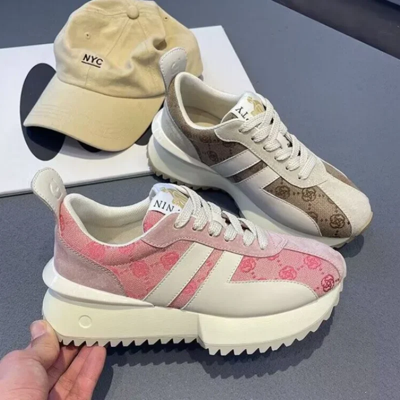 Pink Waffle Forrest Gump Shoes Women 2023 Spring and Autumn New Thick-soled Sneakers All-match Lightweight Casual Sports Shoes
Pink Waffle Forrest Gump Shoes Women 2023 Spring and Autumn New Thick-soled Sneakers All-match Lightweight Casual Sports Shoes