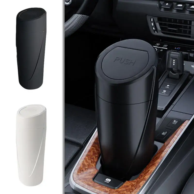 

Mini Trash Can For Car Trash Bin Push Can Mini Tray Dustbin Garbage Box Car Interior Storage Case Car Auto Interior Accessories