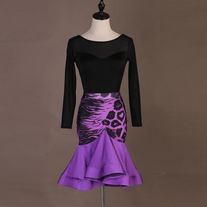 Latin Dress Leopard Backless Salsa Tango Cha-Cha Dance Performance Clothing Women Rumba Samba Practice top+skirts
Latin Dress Leopard Backless Salsa Tango Cha-Cha Dance Performance Clothing Women Rumba Samba Practice top+skirts