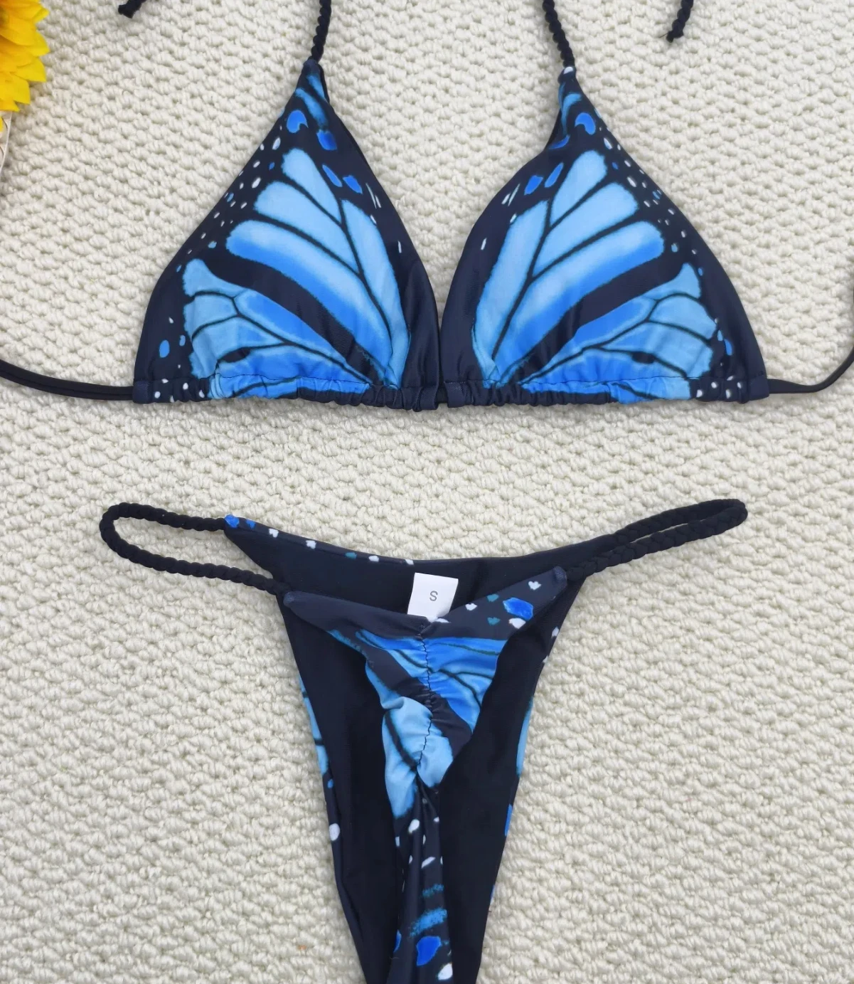 New Arrival Rope Bikini Women Butterfly Split Swimsuit Sexy Thong