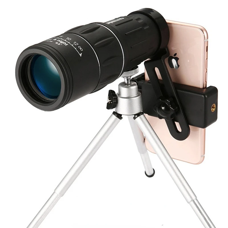 16x52 single telescope mobile camera clip high power HD Mini low light level night vision children's telescope
16x52 single telescope mobile camera clip high power HD Mini low light level night vision children's telescope