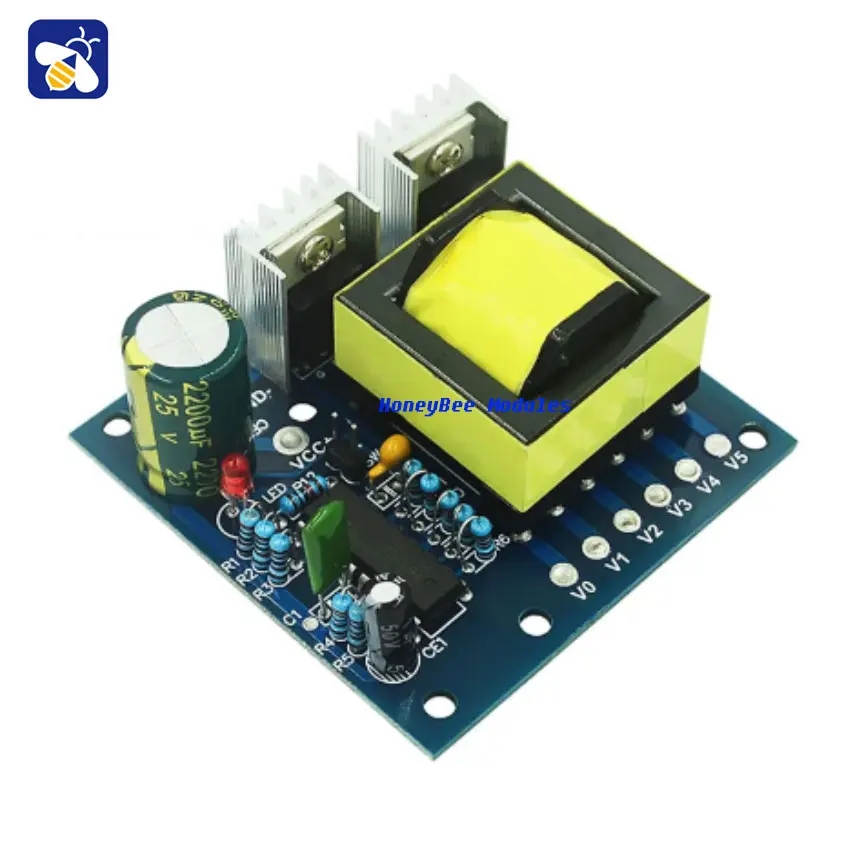 150W Inverter Battery DC12V to AC220V Boost Transformer Boost Board Inverter Module Output High Frequency Square Wave
150W Inverter Battery DC12V to AC220V Boost Transformer Boost Board Inverter Module Output High Frequency Square Wave