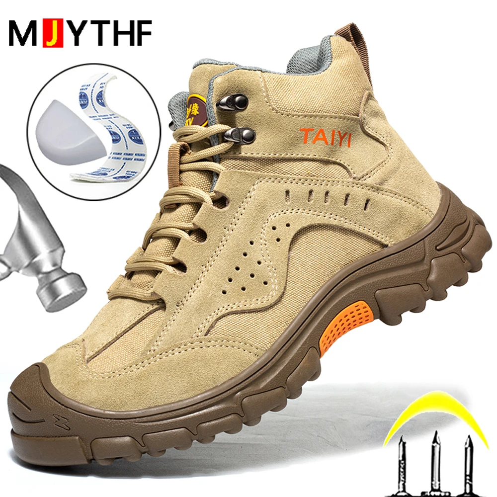 High-quality Work Safety Boots For Men Steel Toe Cap Indestructible Shoes Work Protective Shoes Puncture-Proof Industrial Shoes
High-quality Work Safety Boots For Men Steel Toe Cap Indestructible Shoes Work Protective Shoes Puncture-Proof Industrial Shoes