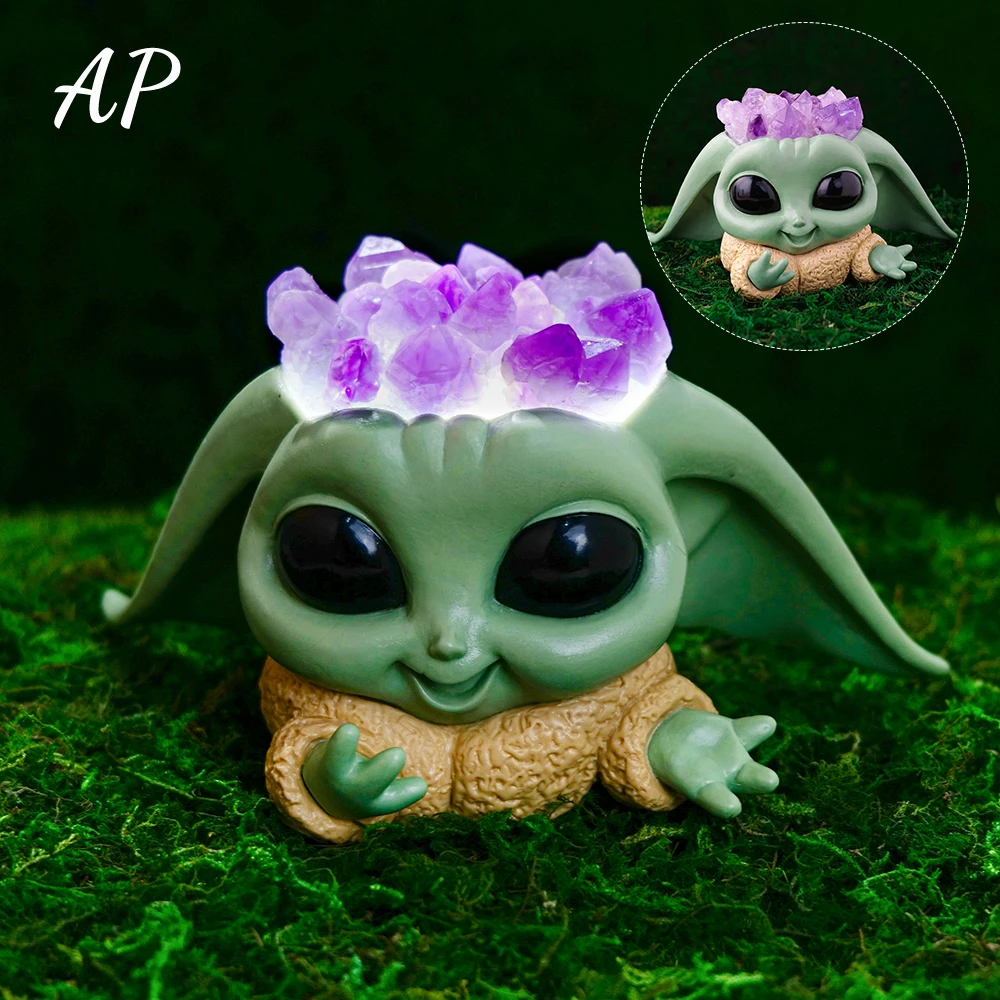 1PC Natural Stone Amethyst Crystal Light Cute Atmosphere Lamp Healing Gemstone Citrine Crystal Night Light Home Decoration
1PC Natural Stone Amethyst Crystal Light Cute Atmosphere Lamp Healing Gemstone Citrine Crystal Night Light Home Decoration