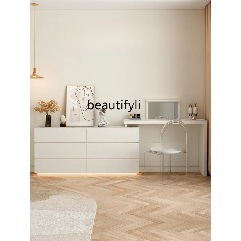 Light Luxury Cream Style Bedroom Flip Dressing Table Storage Cabinet Integrated Small Apartment Narrow Ultra-Thin Makeup Table
Light Luxury Cream Style Bedroom Flip Dressing Table Storage Cabinet Integrated Small Apartment Narrow Ultra-Thin Makeup Table