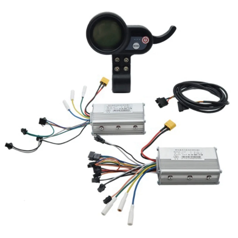 Electric Scooter Dual Drive Controller JP 48V 52V 60V 25A 50A Brushless Controller AB Front Rear Drive Controller Kit,3
Electric Scooter Dual Drive Controller JP 48V 52V 60V 25A 50A Brushless Controller AB Front Rear Drive Controller Kit,3