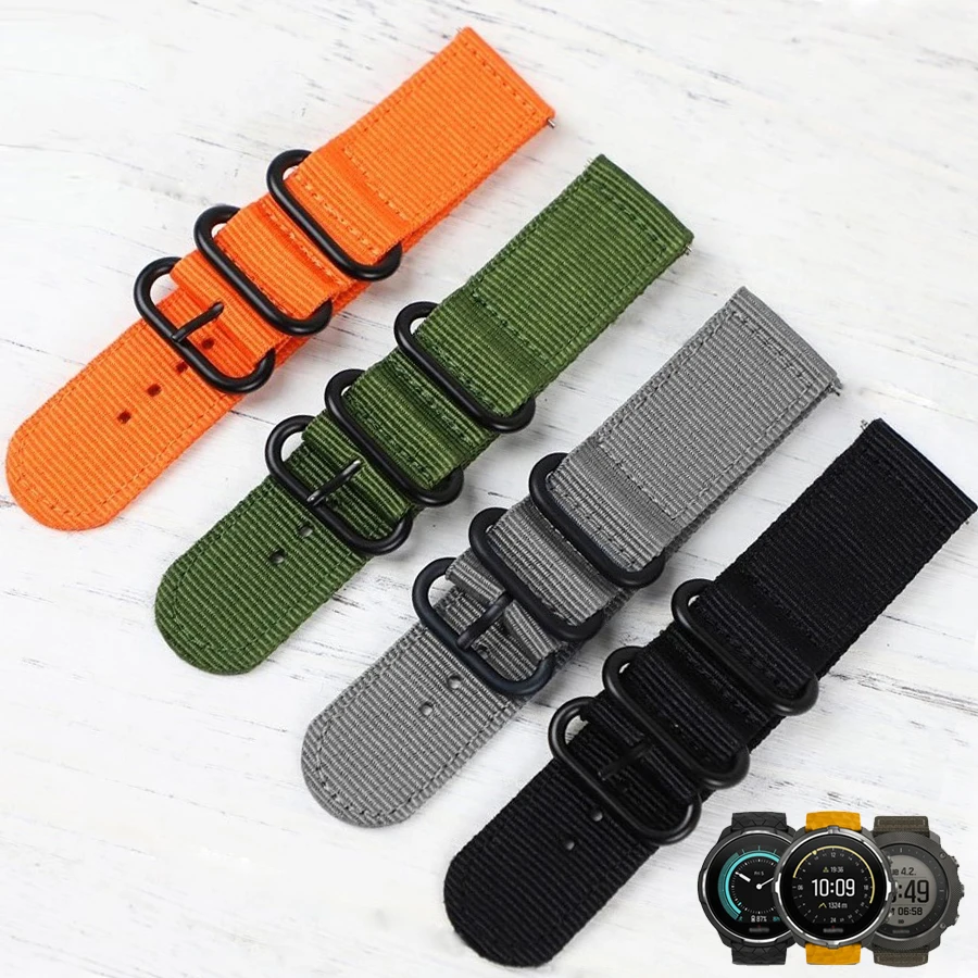 24MM Nylon Watch Band For Suunto TRAVERSE Series Alpha Spartan Sport Suunto 9 Brao Watch Strap Canvas Correa Wristband Belts
24MM Nylon Watch Band For Suunto TRAVERSE Series Alpha Spartan Sport Suunto 9 Brao Watch Strap Canvas Correa Wristband Belts