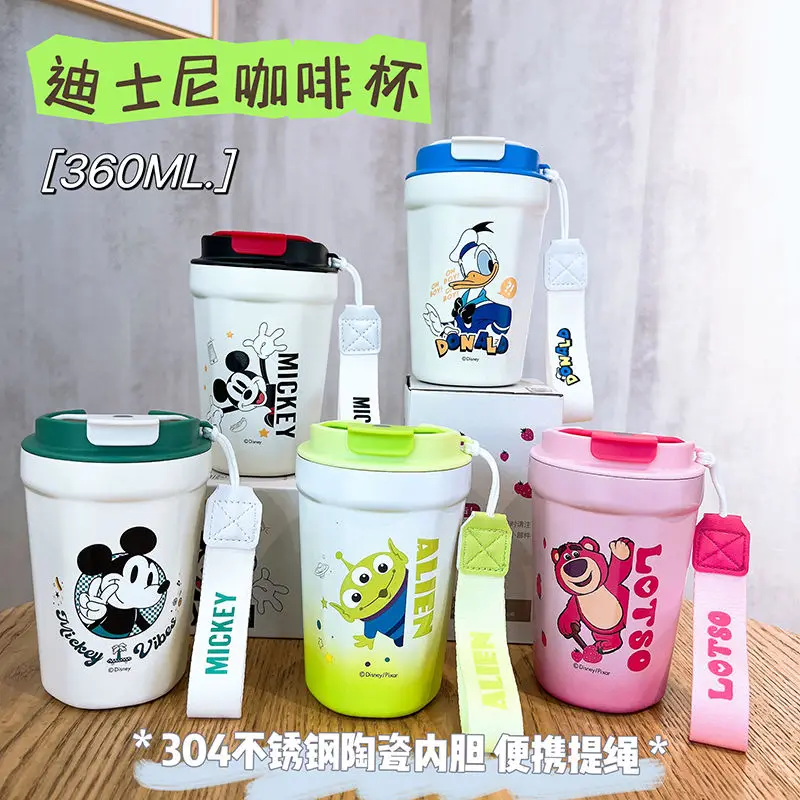 Disney Animation Water Bottle Coffee Cup Cartoon Toy Story Mickey Donald Duck Lotso Alien Portable Water Cup Thermos Bottle Gift
Disney Animation Water Bottle Coffee Cup Cartoon Toy Story Mickey Donald Duck Lotso Alien Portable Water Cup Thermos Bottle Gift