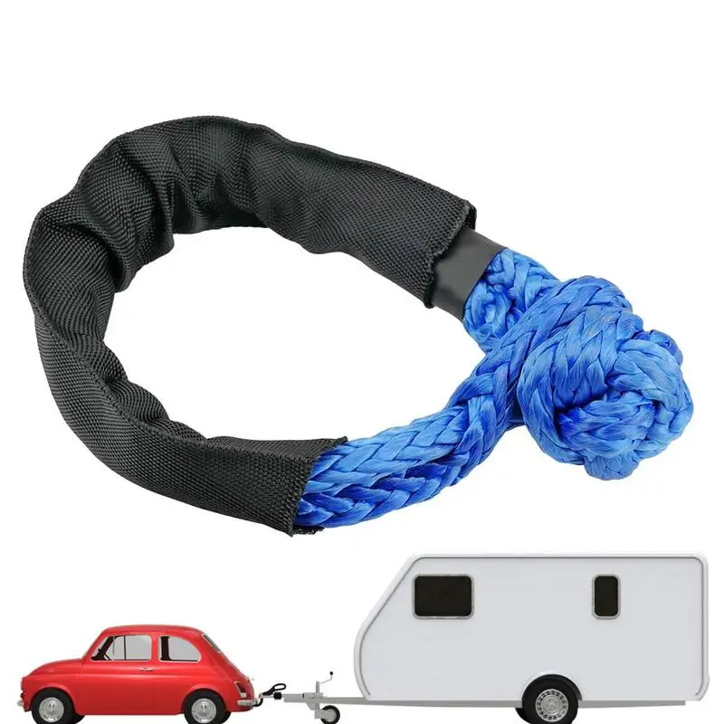 Soft Shackle Recovery Soft Shackle Synthetic Road Recovery Rope 38000 LBS Synthetic Soft Shackle Rope With Extra Sleeves For SUV
Soft Shackle Recovery Soft Shackle Synthetic Road Recovery Rope 38000 LBS Synthetic Soft Shackle Rope With Extra Sleeves For SUV