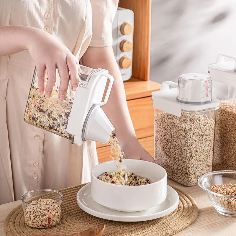 Storage Jars Miscellaneous Grain Moisture-proof Insect Proof Food Dry Goods Snack Preservation Box Grain Storage Tank Kitchen
Storage Jars Miscellaneous Grain Moisture-proof Insect Proof Food Dry Goods Snack Preservation Box Grain Storage Tank Kitchen
