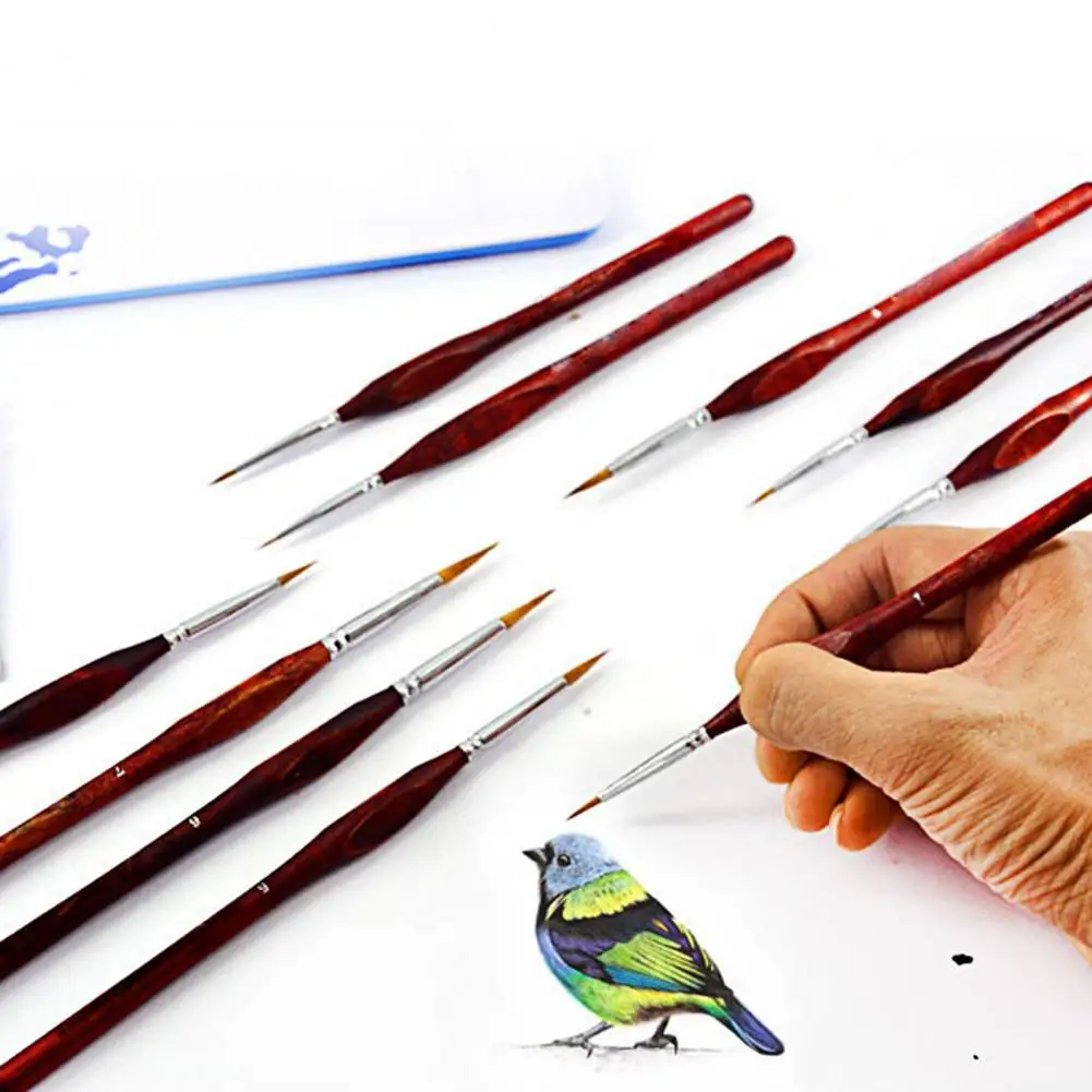 Beginner Paint Brushes Professional Miniature Paint Brush Sets for Beginners Pros Soft Bristles Natural Wood Handles for Precise
Beginner Paint Brushes Professional Miniature Paint Brush Sets for Beginners Pros Soft Bristles Natural Wood Handles for Precise