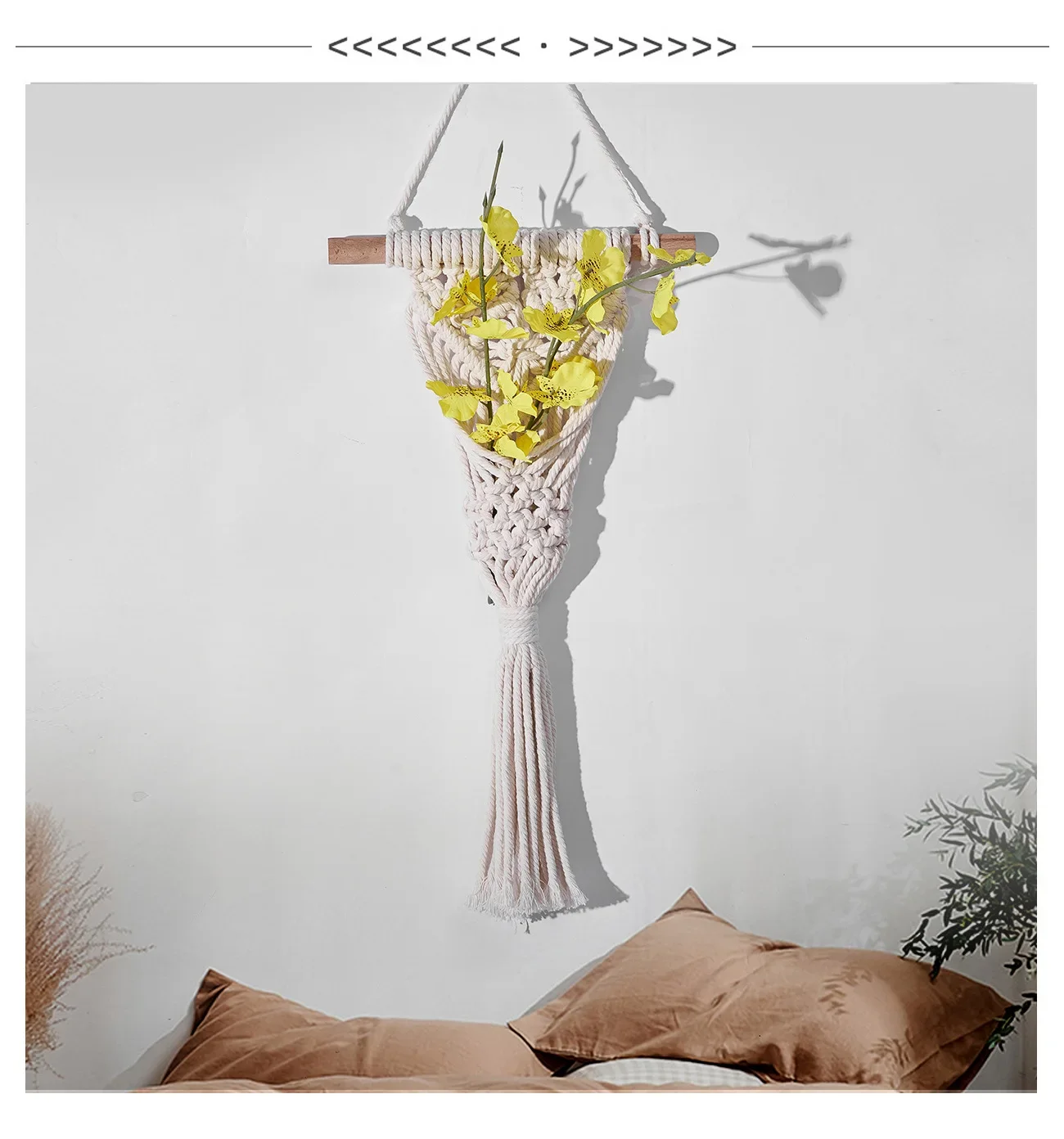 Nordic Woven Dried Flower Net Bag Wall Decor 8 S2d385b59e8d14c589efd500dc81fbc61J