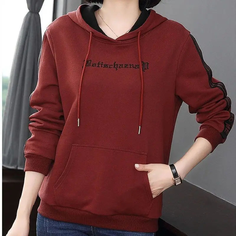 Fashionable Temperament Versatile Women's Clothing Autumn and Winter New Splice Pockets Long Sleeved Simplicity Commuting Hoodie
Fashionable Temperament Versatile Women's Clothing Autumn and Winter New Splice Pockets Long Sleeved Simplicity Commuting Hoodie