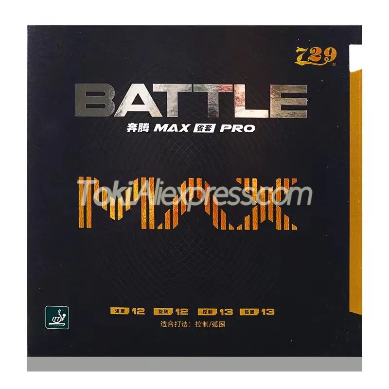Original 729 BATTLE MAX PRO Table Tennis Rubber BATTLE 2 MAX Provincial Ping Pong Sponge
Original 729 BATTLE MAX PRO Table Tennis Rubber BATTLE 2 MAX Provincial Ping Pong Sponge