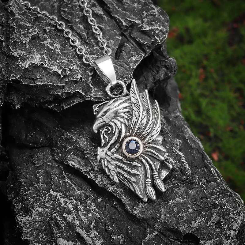 Fashionable and Cool Eagle Head Necklace Pendant for Men and Women Punk Rock Party Accessories Casual Travel Souvenir Gift
Fashionable and Cool Eagle Head Necklace Pendant for Men and Women Punk Rock Party Accessories Casual Travel Souvenir Gift